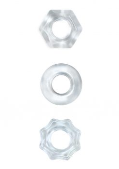 Renegade Chubbies Set Clear Non-Vibrating Cock Rings