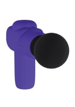 Loveline MicroBoost 10 Function Vibrating Rechargeable Silicone Massager- Purple