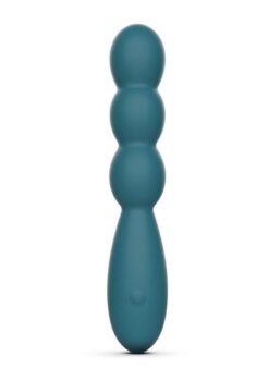Gold-n-Dreams Rosa Rechargeable Silicone Vibrator - Teal
