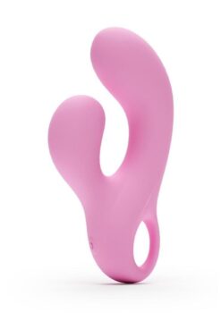 Gold-n-Dreams Agatha Rechargeable Silicone Rabbit Vibrator - Pink