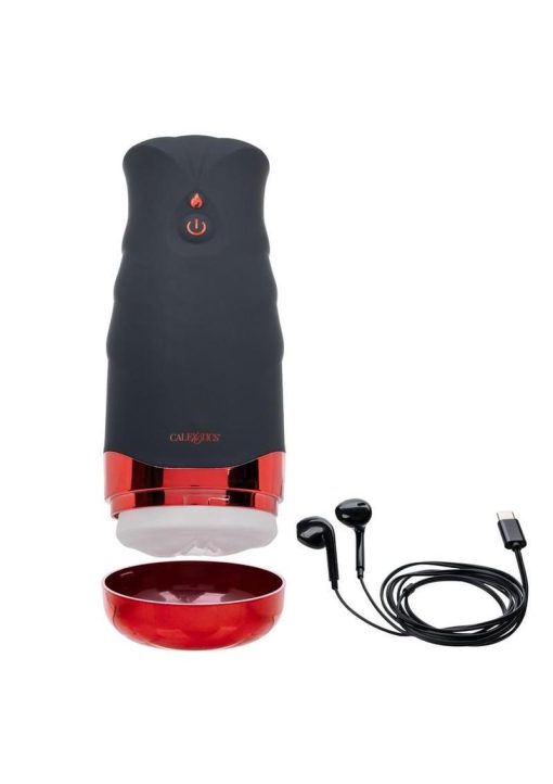 Xcess Hot Moaning Pussy Rechargeable Masturbator - Pussy - Black - Image 4