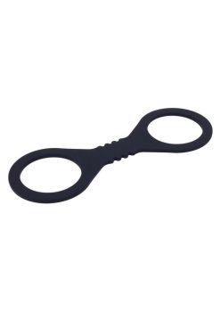 Sex and Mischief Shadow Silicone Cuffs - Small - Black