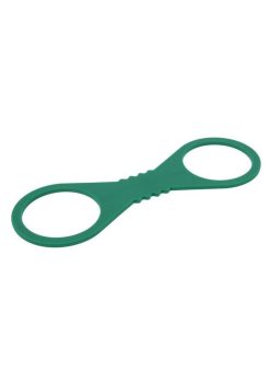 Sex and Mischief Indica Silicone Cuffs - Large - Green