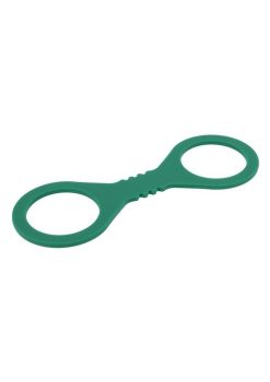 Sex and Mischief Indica Silicone Cuffs - Small - Green