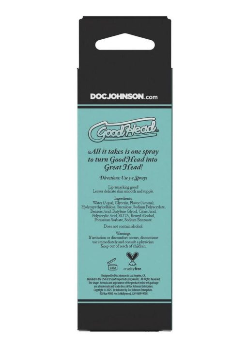 GoodHead Juicy Head Cocktails Dry Mouth Spray Boxed 2oz - Pina Colada - Image 3