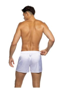 Playboy Burnout Bunny Boxer Briefs - Medium - White/Black