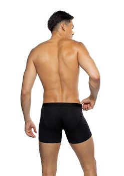 Playboy Men`s Boxer Briefs - Large - Black