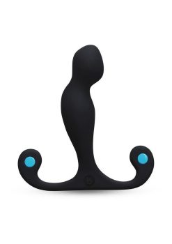 B-Vibe P-Spot Vortex Flex Silicone Prostate Massager - Black