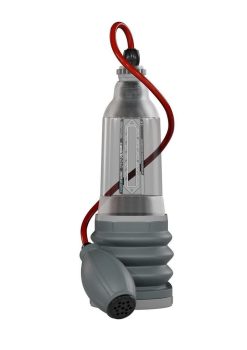 HydroXtreme7 Wide Boy Penis Pump Only - Clear/Gray