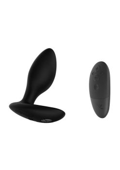 We-Vibe Ditto+ App Compatible Vibrating Rechargeable Silicone Butt Plug with Remote Control - Satin Black
