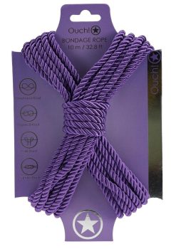 Ouch! Bondage Rope 10 Meter Nylon - Purple